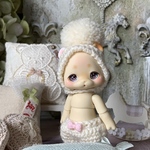 ぽんぽん帽子*ホワイト