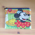 ユーズドシーツ☆ミニー×ドット柄☆ポーチ