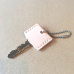 送料無料! ヌメ革 レザーキーカバー