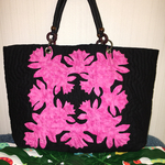 ハワイアンキルトバッグ(モチーフ-レフア)