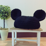 【再販売】大きなお耳のクマ耳帽子