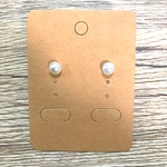 送料無料 コットンパールピアス