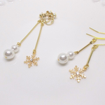 ☃ 冬ピアス 🔁 冬イヤリング #冬