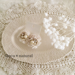 アンティークレースとパールイヤリング*