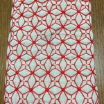 刺し子 花ふきん 紫陽花柄