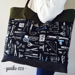 文房具柄Bigトートバッグ