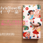 style3love様 オーダー品 レトロ風生地iPhoneケース