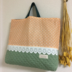 入園入学レッスンバッグ水玉