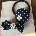 親子お揃い♡ヘアクリップと ヘアゴム