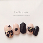 大人ガーリー♡ハートネイルチップ