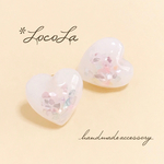 ホログラム×ハート★エレナシリーズ★ピアス★イヤリング