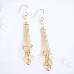 * champagne gradation * 揺れる♪chain pierce