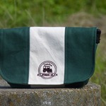みにみにメッセンジャーバック グリーン×生成り