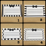 リボンの宛名シール