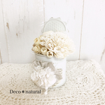 ホワイト缶のnaturalアレンジ*