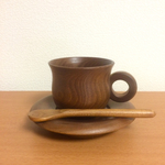 xigui様専用!北海道銘木 槐(エンジュ)の木のコーヒーカップ 木の食器 木製