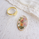 【再販】ローズflowerクラッシュリング