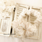 ビジューとレースのnaturalシュシュ*