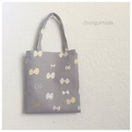 【NEW】ちびバッグ・グレーリボン