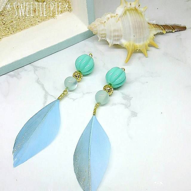 sale happy sky wing 晴空の羽ピアス イヤリング