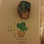 消しゴムはんこ☆サボテン