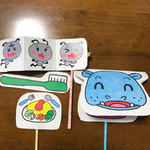 ペープサート 歯磨きかばくん 虫歯予防デー