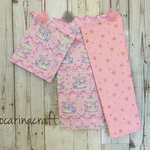 給食袋とランチクロスセット メリゴーランド柄 リバーシブル