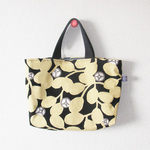 ミニミニトート_黒と黄色とつぼみ