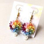 【つまみ細工】かざぐるま~彩虹~