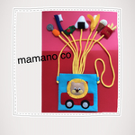 nahoooooo様専用ページ☆携帯おままごとポシェット水色&ライオン君