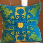 ハワイアンキルト クッションカバー