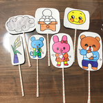 ペープサートお月見