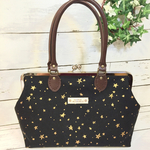 ゴールドスター*がま口バッグ