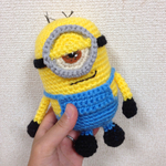 手乗りサイズ♬ ミニオンズ風編みぐるみ【受注生産】