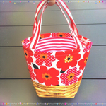 マリメッコ×かご編みランチトートバッグ