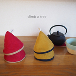 三角で 鍋つかみ【マスタード】