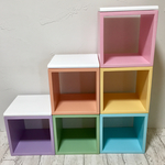 【ぽん様専用ページ】パステルキューブボックス