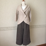 【Half price!!】暖かさ抜群!ワイドパンツ