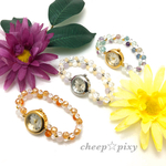 送料無料☆天然石の腕時計