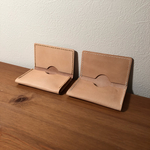 レザー手縫い 名刺入れ 本革