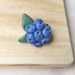 【再販】ブルーベリーのブローチ