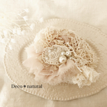 レースとパールのボリュミーバレッタ*