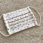 お鼻もお口もすっぽり♫ガーゼプリーツマスク