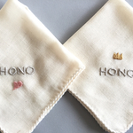 ◪ お名前入りガーゼハンカチーフ ◩