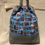 お着替え袋 汽車