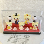 クマ♡ひな人形2段飾り♡