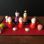 にこにこさん豆雛5人セット(SS) ☆おひなさま