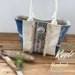 チロリアンテープ×ファーのトートバッグ