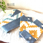 No.CS 01 ダンガリー切替 抱っこ紐 よだれカバー 首回りパッドセット☆