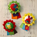 3つセット アメリカンキルト ロゼット